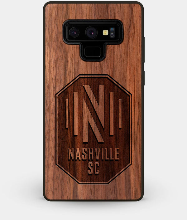 Best Custom Engraved Walnut Wood Nashville SC Note 9 Case - Engraved In Nature
