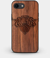 Best Custom Engraved Walnut Wood New York Knicks iPhone 7 Case - Engraved In Nature