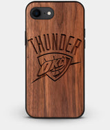 Best Custom Engraved Walnut Wood OKC Thunder iPhone 8 Case - Engraved In Nature