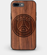 Best Custom Engraved Walnut Wood Paris Saint Germain F.C. iPhone 7 Plus Case - Engraved In Nature