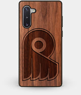 Best Custom Engraved Walnut Wood Philadelphia Flyers Note 10 Case - Engraved In Nature