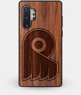 Best Custom Engraved Walnut Wood Philadelphia Flyers Note 10 Plus Case - Engraved In Nature