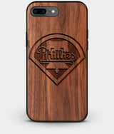 Best Custom Engraved Walnut Wood Philadelphia Phillies iPhone 7 Plus Case - Engraved In Nature