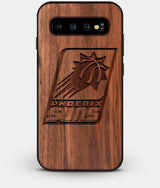 Best Custom Engraved Walnut Wood Phoenix Suns Galaxy S10 Case - Engraved In Nature
