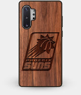 Best Custom Engraved Walnut Wood Phoenix Suns Note 10 Plus Case - Engraved In Nature
