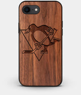 Best Custom Engraved Walnut Wood Pittsburgh Penguins iPhone 7 Case - Engraved In Nature