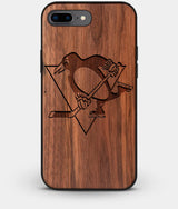 Best Custom Engraved Walnut Wood Pittsburgh Penguins iPhone 7 Plus Case - Engraved In Nature