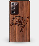 Best Custom Engraved Walnut Wood Tampa Bay Buccaneers Note 20 Case - Engraved In Nature