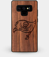 Best Custom Engraved Walnut Wood Tampa Bay Buccaneers Note 9 Case - Engraved In Nature