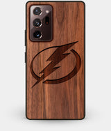 Best Custom Engraved Walnut Wood Tampa Bay Lightning Note 20 Ultra Case - Engraved In Nature