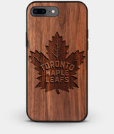 Best Custom Engraved Walnut Wood Toronto Maple Leafs iPhone 7 Plus Case - Engraved In Nature
