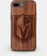 Best Custom Engraved Walnut Wood Vegas Golden Knights iPhone 7 Plus Case - Engraved In Nature
