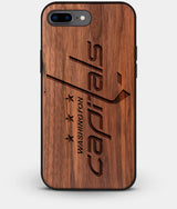 Best Custom Engraved Walnut Wood Washington Capitals iPhone 8 Plus Case - Engraved In Nature