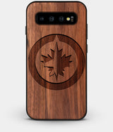 Best Custom Engraved Walnut Wood Winnipeg Jets Galaxy S10 Plus Case - Engraved In Nature