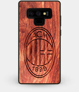 Best Custom Engraved Wood A.C. Milan Note 9 Case - Engraved In Nature