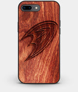 Best Custom Engraved Wood Anaheim Ducks iPhone 8 Plus Case - Engraved In Nature