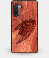 Best Custom Engraved Wood Anaheim Ducks Note 10 Case - Engraved In Nature