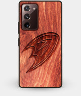 Best Custom Engraved Wood Anaheim Ducks Note 20 Case - Engraved In Nature