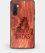 Best Custom Engraved Wood Arizona Diamondbacks Note 10 Case - Engraved In Nature