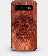Best Custom Engraved Wood A.S. Roma Galaxy S10 Plus Case - Engraved In Nature