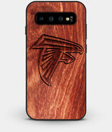 Best Custom Engraved Wood Atlanta Falcons Galaxy S10 Plus Case - Engraved In Nature