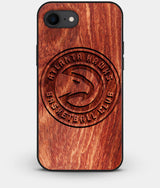 Best Custom Engraved Wood Atlanta Hawks iPhone 7 Case - Engraved In Nature