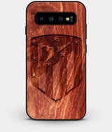 Best Custom Engraved Wood Atletico Madrid Galaxy S10 Case - Engraved In Nature