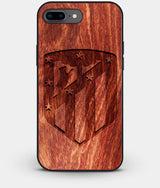 Best Custom Engraved Wood Atletico Madrid iPhone 7 Plus Case - Engraved In Nature