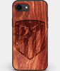 Best Custom Engraved Wood Atletico Madrid iPhone SE Case - Engraved In Nature