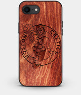 Best Custom Engraved Wood Boston Celtics iPhone 7 Case - Engraved In Nature