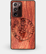 Best Custom Engraved Wood Boston Celtics Note 20 Ultra Case - Engraved In Nature