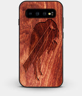 Best Custom Engraved Wood Buffalo Bills Galaxy S10 Plus Case - Engraved In Nature
