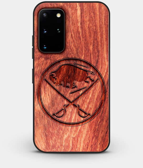 Best Custom Engraved Wood Buffalo Sabres Galaxy S20 Plus Case - Engraved In Nature