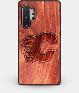 Best Custom Engraved Wood Calgary Flames Note 10 Plus Case - Engraved In Nature
