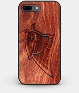 Best Custom Engraved Wood Carolina Panthers iPhone 8 Plus Case - Engraved In Nature