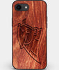Best Custom Engraved Wood Carolina Panthers iPhone SE Case - Engraved In Nature