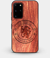 Best Custom Engraved Wood Chelsea F.C. Galaxy S20 Plus Case - Engraved In Nature