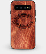 Best Custom Engraved Wood Chicago Bears Galaxy S10 Case - Engraved In Nature
