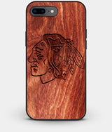 Best Custom Engraved Wood Chicago Blackhawks iPhone 7 Plus Case - Engraved In Nature