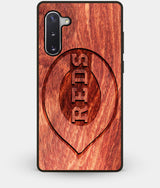 Best Custom Engraved Wood Cincinnati Reds Note 10 Case - Engraved In Nature