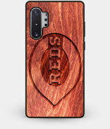 Best Custom Engraved Wood Cincinnati Reds Note 10 Plus Case - Engraved In Nature