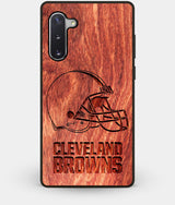 Best Custom Engraved Wood Cleveland Browns Note 10 Case - Engraved In Nature