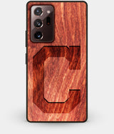 Best Custom Engraved Wood Cleveland Indians Note 20 Ultra Case - Engraved In Nature