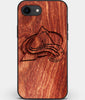 Best Custom Engraved Wood Colorado Avalanche iPhone SE Case - Engraved In Nature