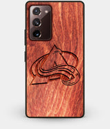 Best Custom Engraved Wood Colorado Avalanche Note 20 Case - Engraved In Nature