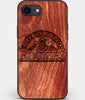 Best Custom Engraved Wood Colorado Rockies iPhone SE Case - Engraved In Nature