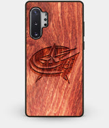 Best Custom Engraved Wood Columbus Blue Jackets Note 10 Plus Case - Engraved In Nature