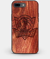 Best Custom Engraved Wood Dallas Mavericks iPhone 8 Plus Case - Engraved In Nature