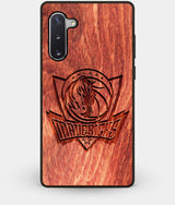Best Custom Engraved Wood Dallas Mavericks Note 10 Case - Engraved In Nature
