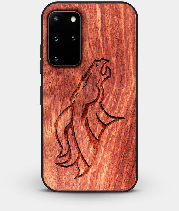 Best Custom Engraved Wood Denver Broncos Galaxy S20 Plus Case - Engraved In Nature